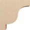 Ekena Millwork 7"W x 28"D x 28"H Thin Newport Rough Cedar Woodgrain TimberThane Corbel, Primed Tan CORUR07X28X28NEWRCPR - alternate 5